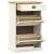 Dulap de pantofi VIGO, 60x35x96 cm, alb, lemn masiv de pin GartenMobel Dekor