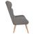 Scaun de relaxare, gri deschis, material textil GartenMobel Dekor