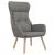 Scaun de relaxare, gri deschis, material textil GartenMobel Dekor