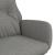 Scaun de relaxare, gri deschis, material textil GartenMobel Dekor