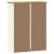 Dulap superior comodă „VIGO”, alb, 78x30x100 cm, lemn masiv pin GartenMobel Dekor