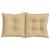 Perne scaun cu spătar mic, 2 buc. melanj bej 100x50x7 cm textil GartenMobel Dekor