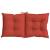 Perne scaun spătar scund 2 buc. melanj roșu 100x50x7 cm textil GartenMobel Dekor