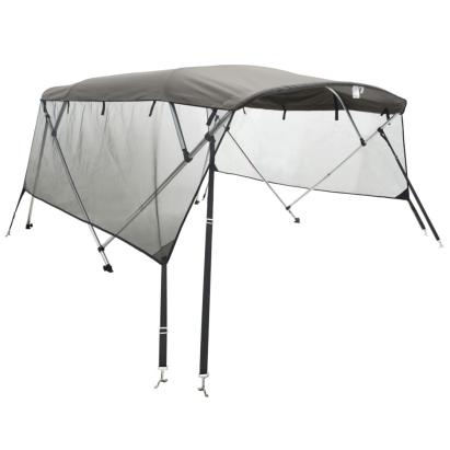Parasolar Bimini 3 arcuri pereți din plasă 183x(185-198)x137 cm GartenMobel Dekor