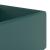 Chiuvetă lux preaplin verde închis mat 41x41 cm ceramică pătrat GartenMobel Dekor