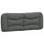 Pat cu saltea, gri închis, 120x200 cm, textil GartenMobel Dekor