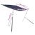 Set extensie parasolar T-Top, bleumarin, 174x205x(115-194) cm GartenMobel Dekor
