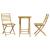 Set mobilier bistro, 3 piese, bambus GartenMobel Dekor