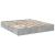 Cadru de pat cu sertare gri beton 200x200 cm lemn prelucrat GartenMobel Dekor