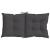 Perne scaun spătar mic 2 buc. melanj antracit 100x50x7cm textil GartenMobel Dekor