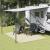 Covoraș de camping, crem, 3x2,5 m GartenMobel Dekor