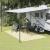 Covoraș de camping, crem, 4x2,5 m GartenMobel Dekor