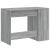 Birou, gri sonoma, 102x50x75 cm, lemn compozit GartenMobel Dekor