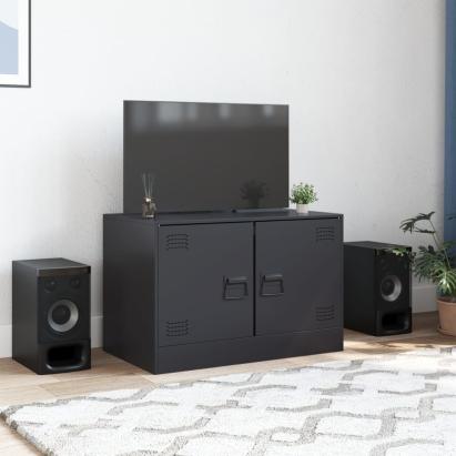 Dulap TV, negru, 67x39x44 cm, oțel GartenMobel Dekor