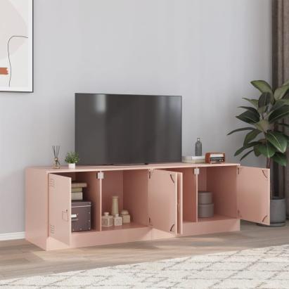 Dulapuri TV 2 buc Roz 67x39x44 cm Otel GartenMobel Dekor