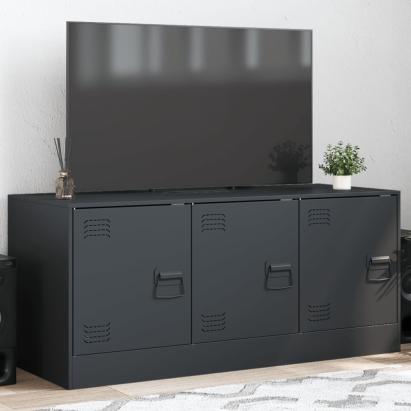 Comodă TV, antracit, 99x39x44 cm, oțel  GartenMobel Dekor