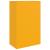 Noptieră, galben muștar, 67x39x107 cm oțel GartenMobel Dekor