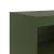Comodă verde măslină 67x39x107 cm oțel GartenMobel Dekor