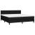Pat box spring cu saltea, negru, 160x200 cm, textil GartenMobel Dekor