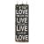 Cuier de perete cu 6 cârlige, 120 x 40 cm, LOVE LIFE  GartenMobel Dekor