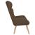 Scaun de relaxare, maro, material textil GartenMobel Dekor