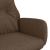Scaun de relaxare, maro, material textil GartenMobel Dekor