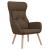 Scaun de relaxare, maro, material textil GartenMobel Dekor