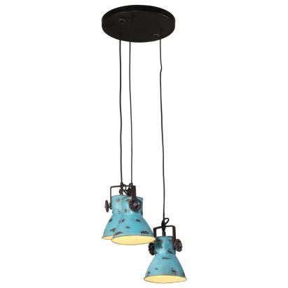 Lampă suspendată 25 W, albastru uzat, 30x30x100 cm, E27 GartenMobel Dekor
