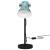 Lampă de birou 25 W, albastru uzat, 17x17x60 cm, E27 GartenMobel Dekor