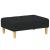 Taburet, negru, 77x55x31 cm, material textil GartenMobel Dekor