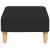 Taburet, negru, 77x55x31 cm, material textil GartenMobel Dekor
