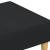 Taburet, negru, 77x55x31 cm, material textil GartenMobel Dekor