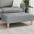 Taburet, gri deschis, 77x55x31 cm, material textil GartenMobel Dekor