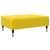 Taburet, galben, 77x55x31 cm, catifea GartenMobel Dekor