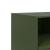 Comodă TV, verde măsliniu, 99x39x44 cm, oțel GartenMobel Dekor