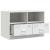 Dulapuri TV 2 buc., alb, 67x39x44 cm Otel GartenMobel Dekor