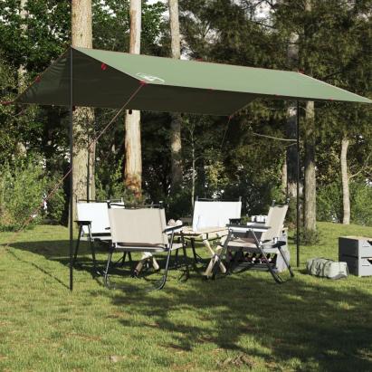 Prelată de camping, verde, 400x294 cm, impermeabilă GartenMobel Dekor