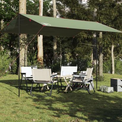 Prelată de camping, verde, 400x294 cm, impermeabilă GartenMobel Dekor