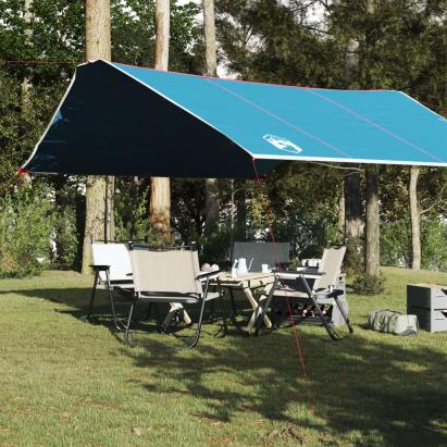 Prelată de camping, albastru, 420x440 cm, impermeabilă GartenMobel Dekor
