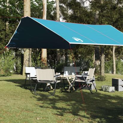 Prelată de camping, albastru, 420x440 cm, impermeabilă GartenMobel Dekor