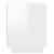 Noptiere 2 buc, alb extralucios, 44x35x45 cm, lemn prelucrat GartenMobel Dekor