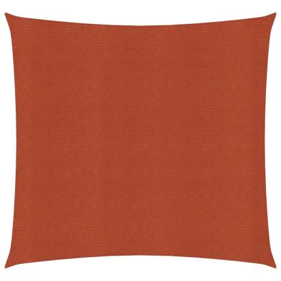 Pânză parasolar, teracotă, 2,5 x 2,5 m, HDPE, 160 g/m², pătrat GartenMobel Dekor