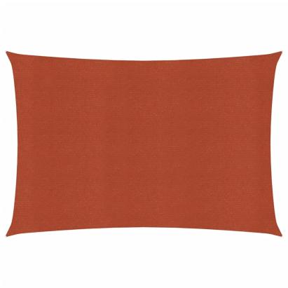 Pânză parasolar cărămiziu dreptunghiular 3,5x4,5m HDPE 160 g/m² GartenMobel Dekor