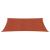 Pânză parasolar cărămiziu dreptunghiular 3,5x5 m HDPE 160 g/m² GartenMobel Dekor