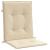 Perne cu spătar mic, 6 buc., bej, 100x50x3 cm, textil oxford GartenMobel Dekor