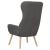 Scaun de relaxare, gri închis, material textil GartenMobel Dekor