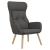 Scaun de relaxare, gri închis, material textil GartenMobel Dekor