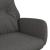Scaun de relaxare, gri închis, material textil GartenMobel Dekor
