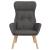 Scaun de relaxare, gri închis, material textil GartenMobel Dekor