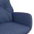 Scaun de relaxare, albastru, material textil GartenMobel Dekor
